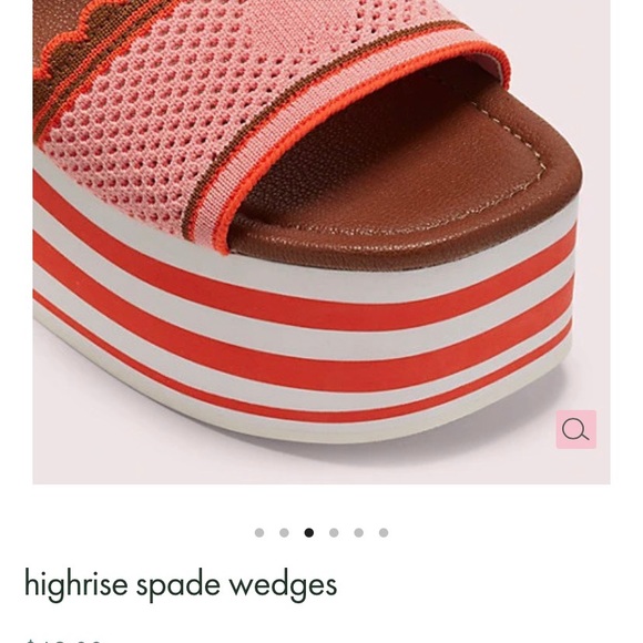 KATE SPADE Highrise Spade Wedged NWOT - Picture 14 of 14